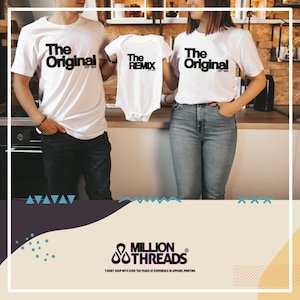 El original The Remix The Sequel Family Outfit Sesión de fotos The Finale Family Shirts Baby Gift Camisetas Outfit para la familia imagen 2