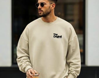The Original The Remix Pullover für Vater Sohn Partnerlook oder Mama Tochter Outfit personalisiert mit Namen oder Datum - Hoodies & Sweater