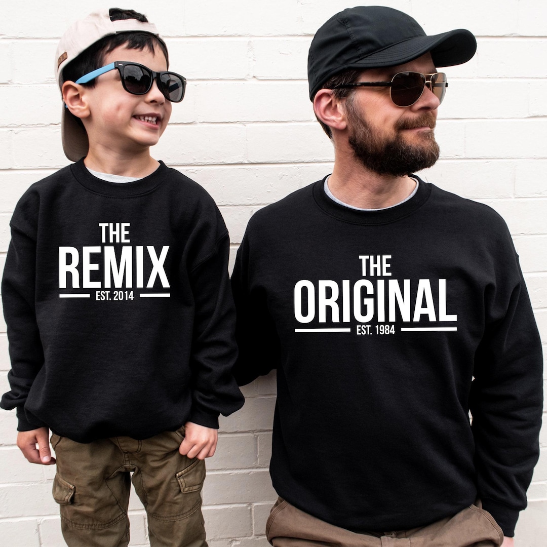 Vater Sohn Partnerlook Pullover the Original the Remix Sweater