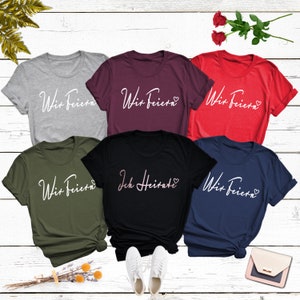 JGA Women&#39;s Shirts Bride I&#39;m Marrying Team We&#39;re Celebrating Hen Party T-Shirts JGA tshirt Unisex Party Celebrations Million Threads