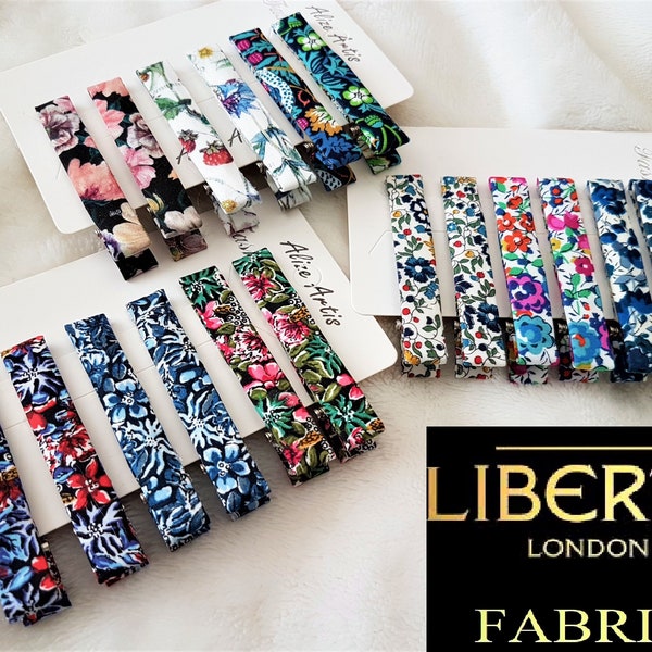 Ladies / Kids Liberty Crocodile Hair Clip / Clips- Pair