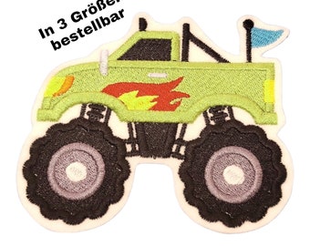 Aufnäher Monstertruck Applikation