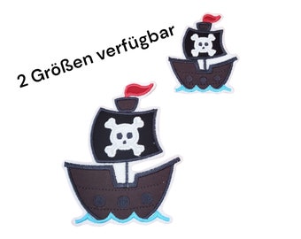 Aufnäher Piratenschiff Schultüte