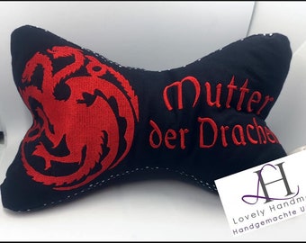 Leseknochen I Bestickt I Personalisiert  *Mutter der Drachen*