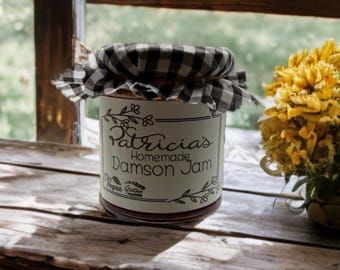 Damson Jam - Homemade, No artificial additives and preservatives, Vegan Friendly, Gluten Free