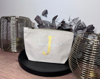 Personalized cosmetic bag with name | Gift woman | Mom | Mother's Day | Makeup bag | birthday | Best friend | Toiletry bag