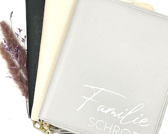 Organizer for travel documents TRAVELORGANIZER personalized family name I vaccination card I case I passport ORGANIZER personalized gifts
