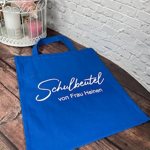 Cotton bag teacher | funny gift idea for teacher as a farewell | personalized gift teacher