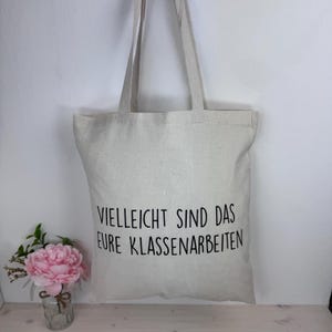 Cotton bag teacher | funny gift idea for teacher as a farewell | personalized gift teacher