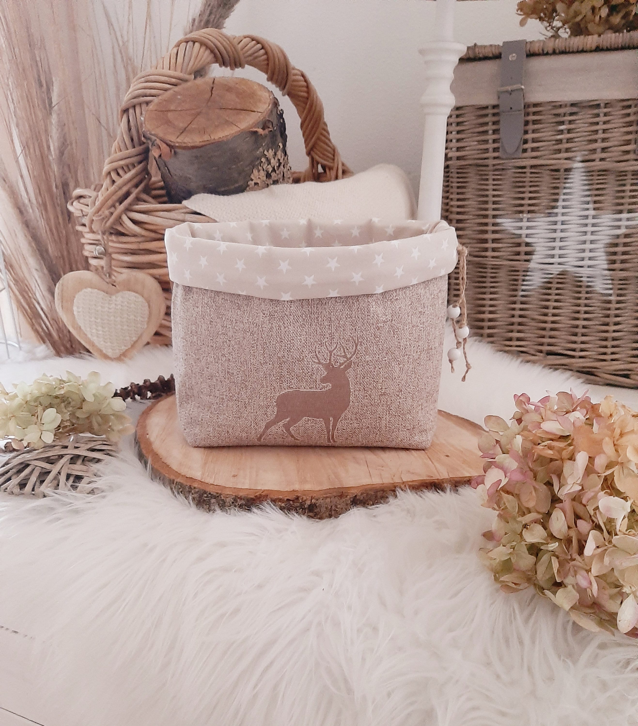 Cesta de telas/Utensilo/Cesta de almacenamiento/Cesta de pan | Etsy