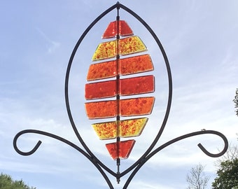 Exclusive garden decoration glass fusing stele