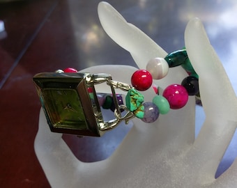 Fancy Bead Watch band for Apple Watch, Android Watch, Smart Watch, Analog Watch, or almost any other wrist devices with strap pins or bars.