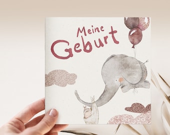 kleines Geschenk Geburt | Baby Tagebuch | Babygeschenk | Geschenk Neugeborenes