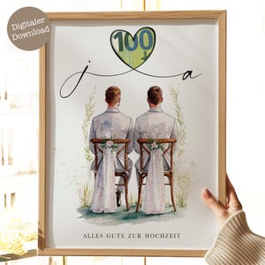 Cash wedding gift for men | Mr and Mr wedding | Cash wedding gifts | Gay wedding | Gift idea for gay couples | Digital download