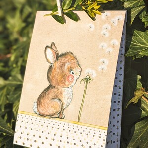 Druckbare Geschenkverpackung Ostern Geldgeschenk Tüte Osterhase Digitaler Download 画像 5