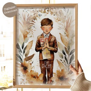 Cash gift for a boy&#39;s communion | Communion gift for boys | Communion boy | Communion gift idea | First Holy Communion | PDF