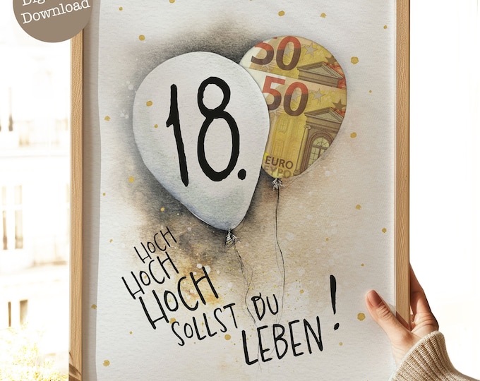 18 Geburtstag Geldgeschenk Personalisiert 18 Geburtstag Tolle 18-geburtstag-geldgeschenk-personalisiert-18-geburtstag-tolle