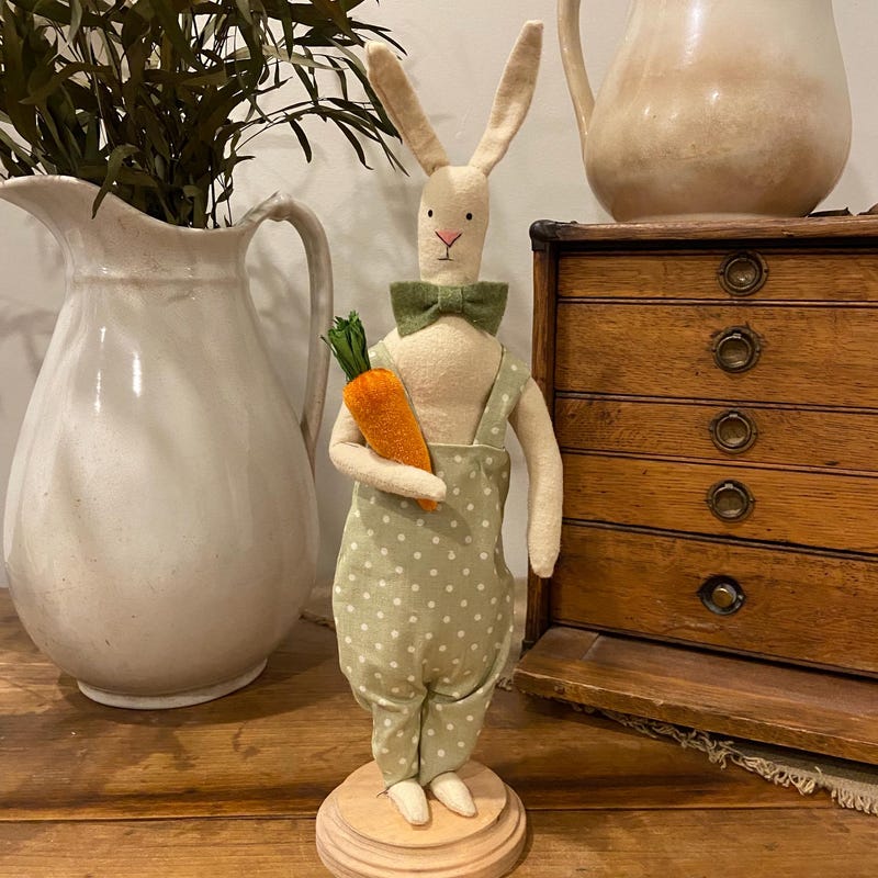 Primitive Rabbit Spring Primitive Rabbit - Etsy