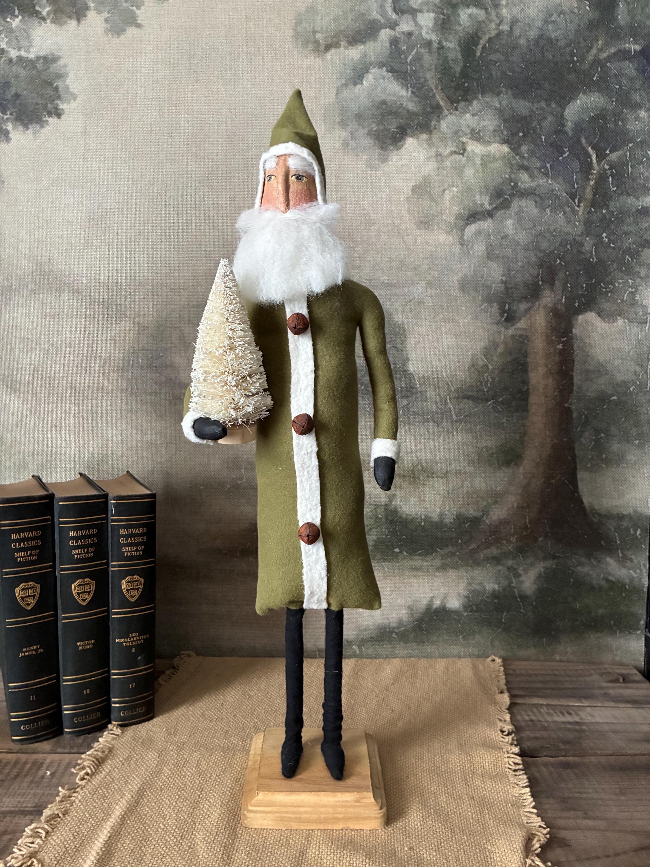 Sitting Vintage Santa - Etsy