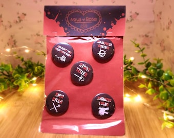 Paquete de botones de Vampiro: La Mascarada (1,5 pulgadas)