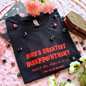 Sire's Greatest Disappointment Vampire The Masquerade T-Shirt