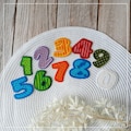 Number patches for ironing on, desired colors. product logo