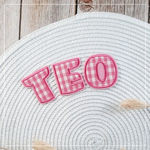 From 7.70 euros: Iron-on fabric letters, from 3 letters image 2