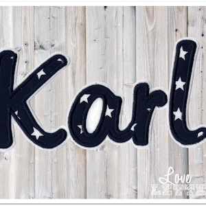 From 7.80 euros: iron-on name, from 3 letters, cursive. image 8