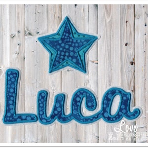 From 7.80 euros: iron-on name cursive from 3 letters. image 9