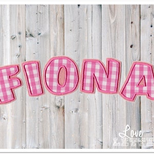 From 7.70 euros: Iron-on fabric letters, from 3 letters image 4