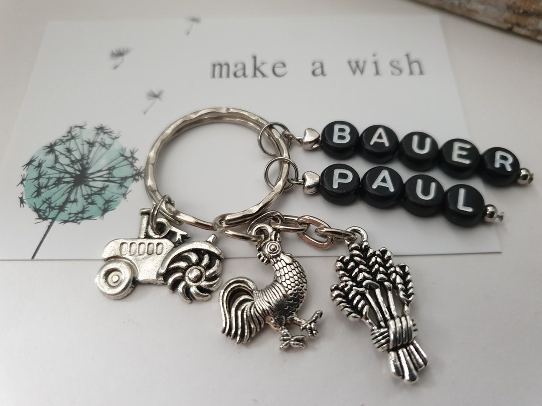 12 Stück Traktor Schlüsselanhänger - Baufahrzeuge Thema Für Kinder