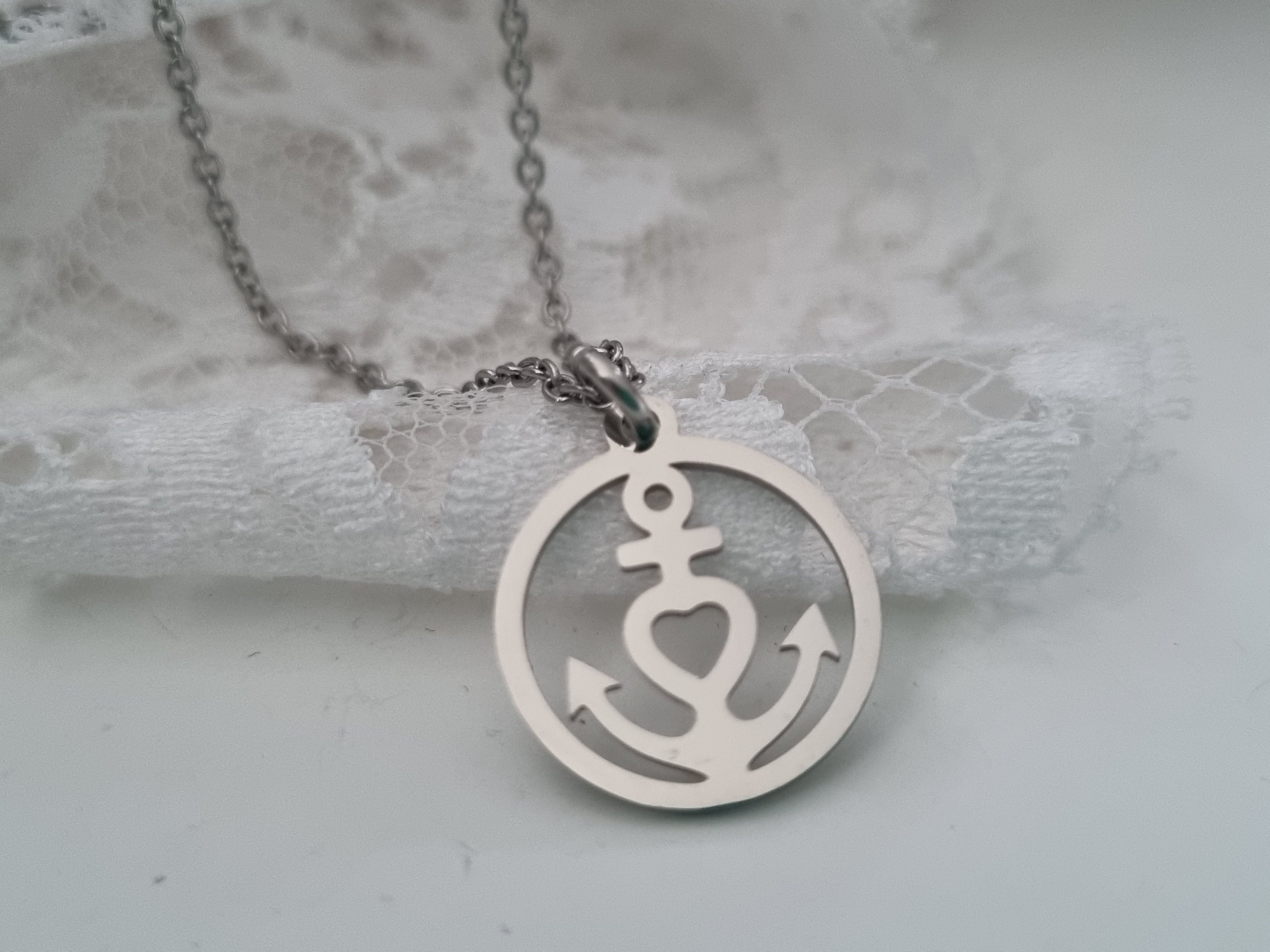 Glaube Liebe Hoffnung Kette Edelstahl / Geschenk für Frauen / Freundin / Geschenkset