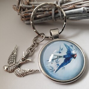 Swallow keychain / gift for women / girlfriend / gift set