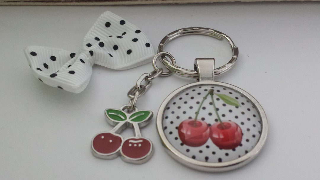 Cherries Keychain / Gift for Women / Girlfriend / Gift Set Etsy UK