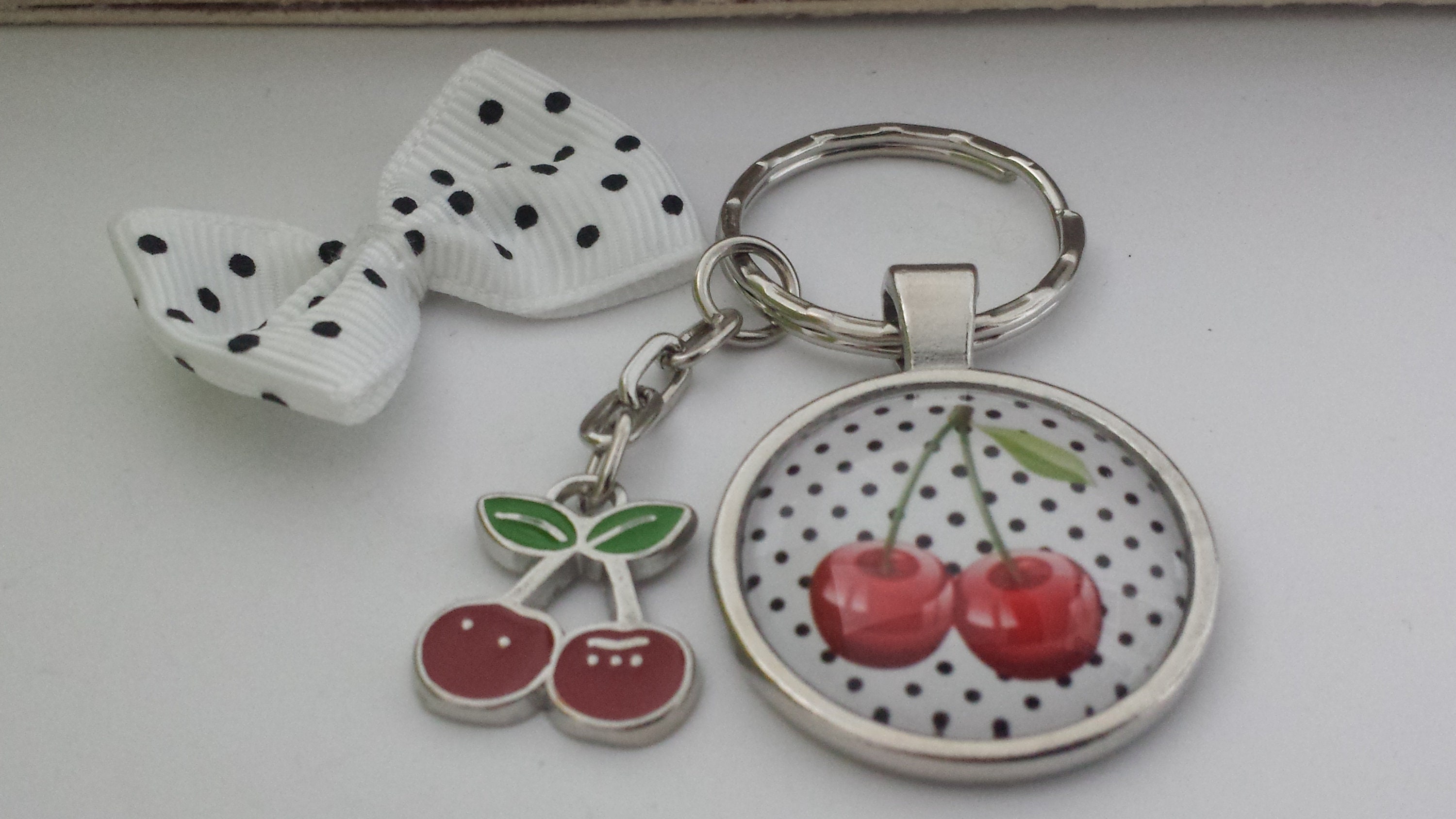 Cherry Keychain / Gift for Women / Girlfriend Etsy UK