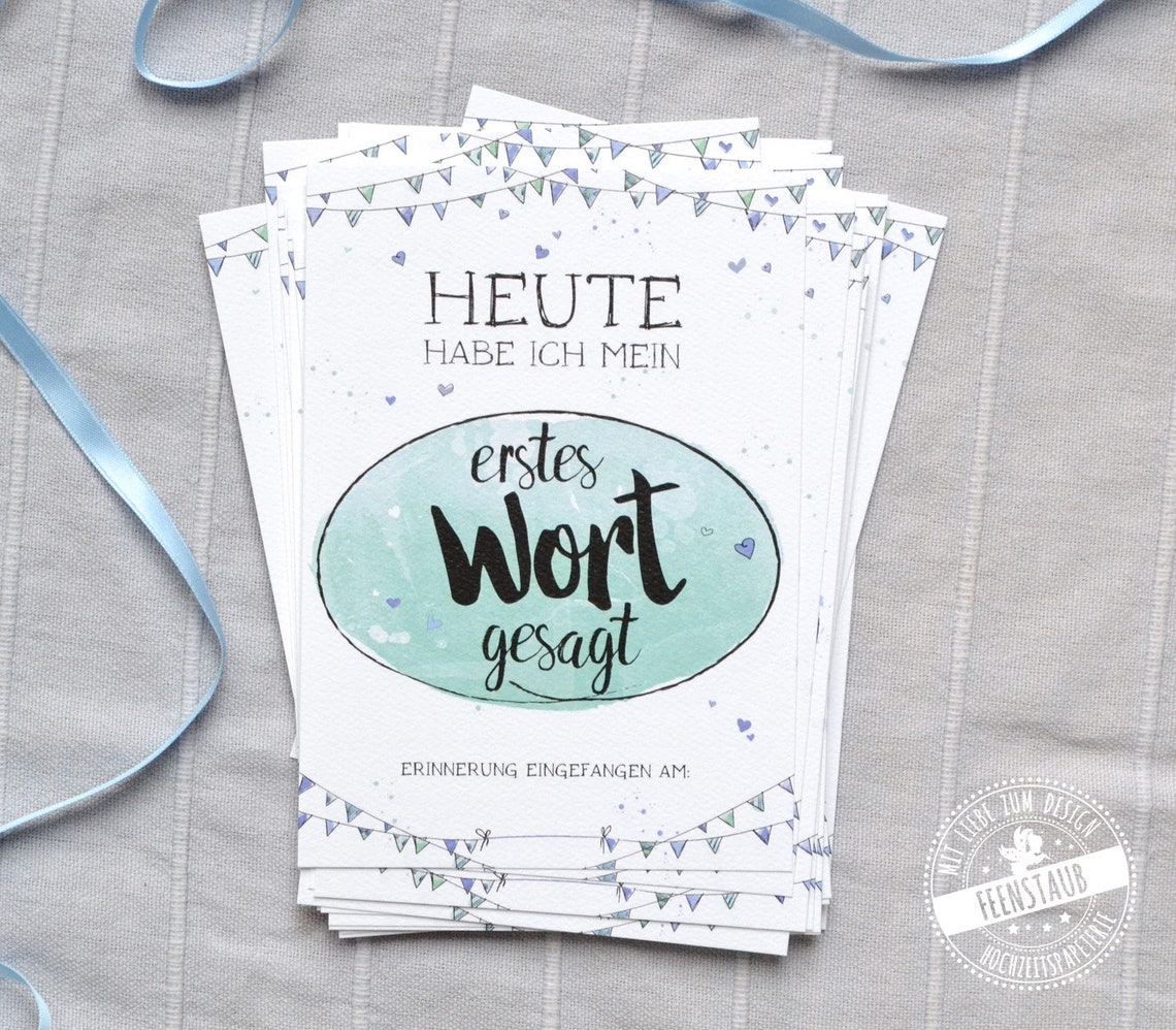 Baby Meilenstein Karten fürs erste Jahr große Schritte erste Etsy