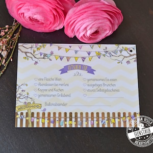 Ballonflugkarten zur Hochzeit, Karten für Luftballons mit Gutscheine für das Brautpaar steigen lassen, Geschenk von Trauzeugin zur Hochzeit