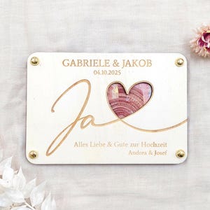 Esaudisci i desideri di matrimonio | Regalo in denaro per gli sposi | regalo di nozze personalizzato | Confezione regalo per matrimonio con incisione