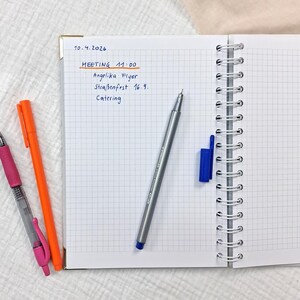 Notizbuch kariert in A5