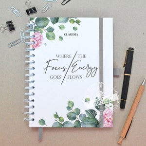 Customizable goals calendar 2025 for more focus, personalize your cover individually, appointment calendar FEENSTAUB, pocket calendar