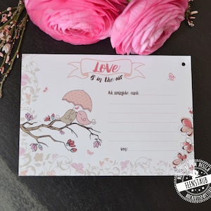 Tarjetas de globos para bodas, tarjetas de globos para globos para la boda Buenos deseos para los recién casados con globos para subir juego de bodas imagen 1