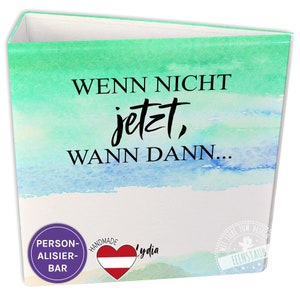 Ordner personalisiert, Aktenordner, bunte Sammelmappe, A4 Ordner, Motivordner Sunset, Mappe mit Zweck und Datum personalisierbar, handmade