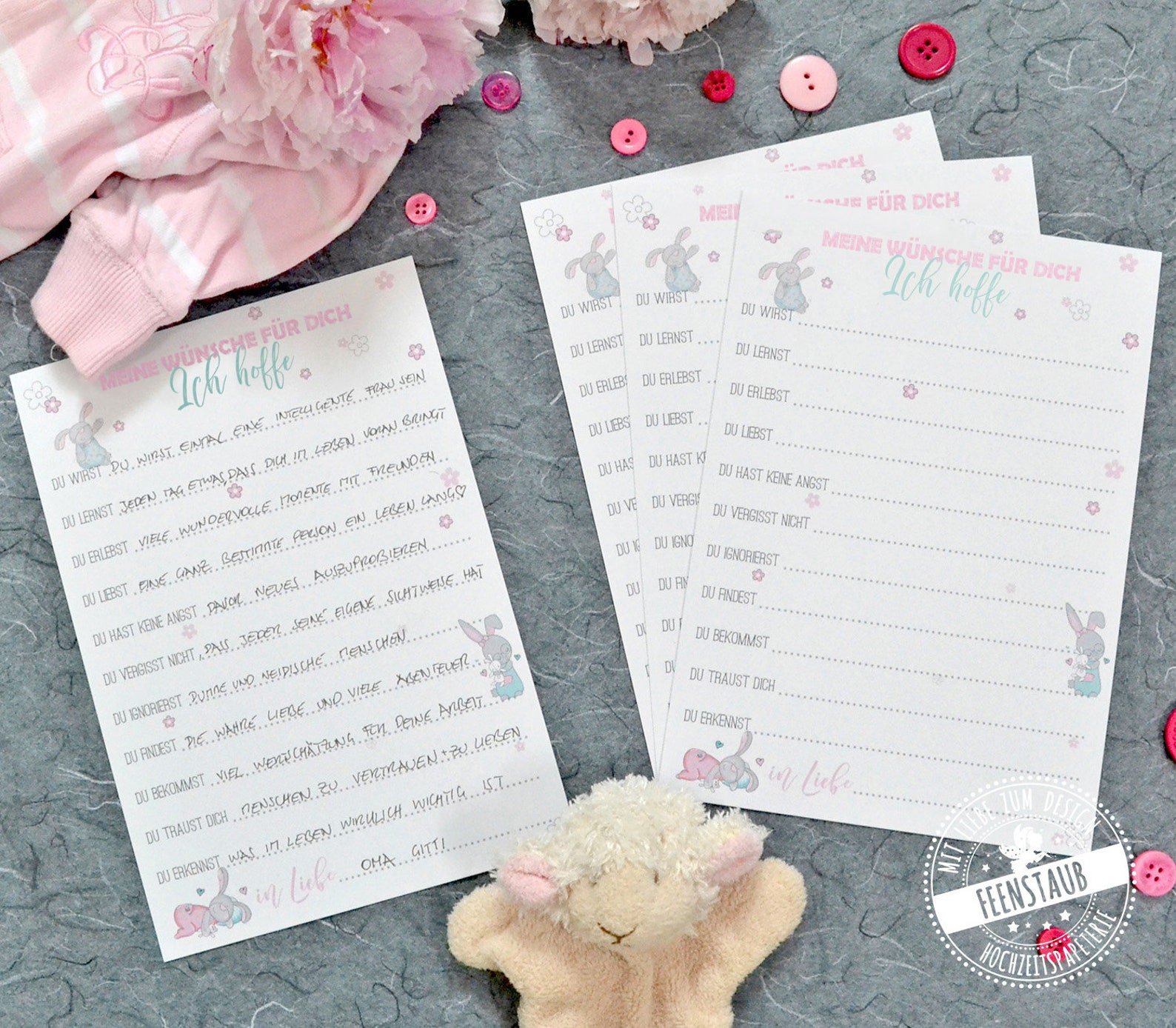 Baby Shower Babyparty Gästebuch Idee fürs Babyalbum Etsy.de