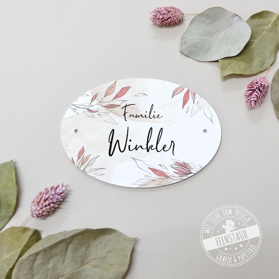 Targa Porta In Acciaio Inox Targa Con Nome Targa Con Freccia - Foto 4