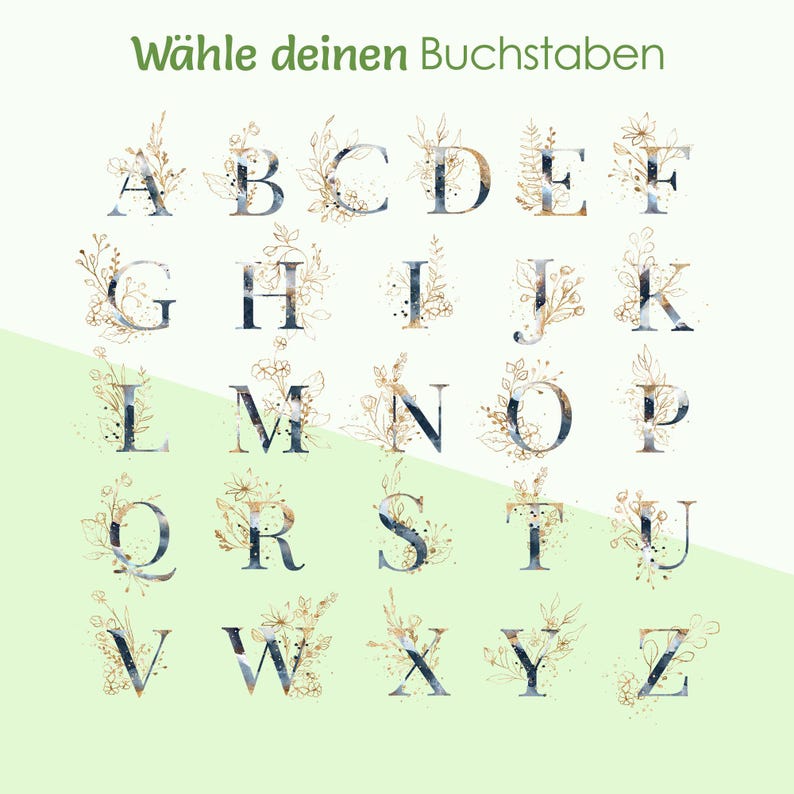 Monogramm für das Cover Alphabet