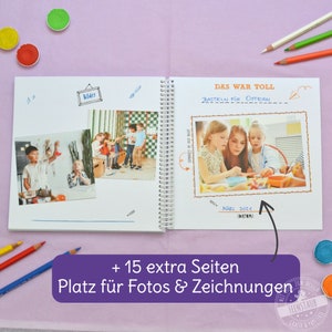 Abschiedsgeschenk Lehrerin Grundschule, selbst gestaltetes Erinnerungsbuch mit Steckbriefen der Schüler, Erinnerungsbuch für Lehrer Erzieher Bild 5
