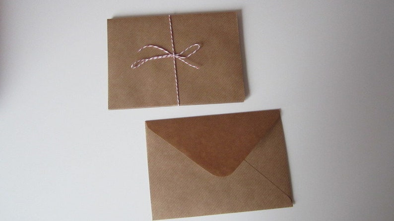 5 Blanko Kuverts Power Paper Envelope Letter Envelope Post Etsy