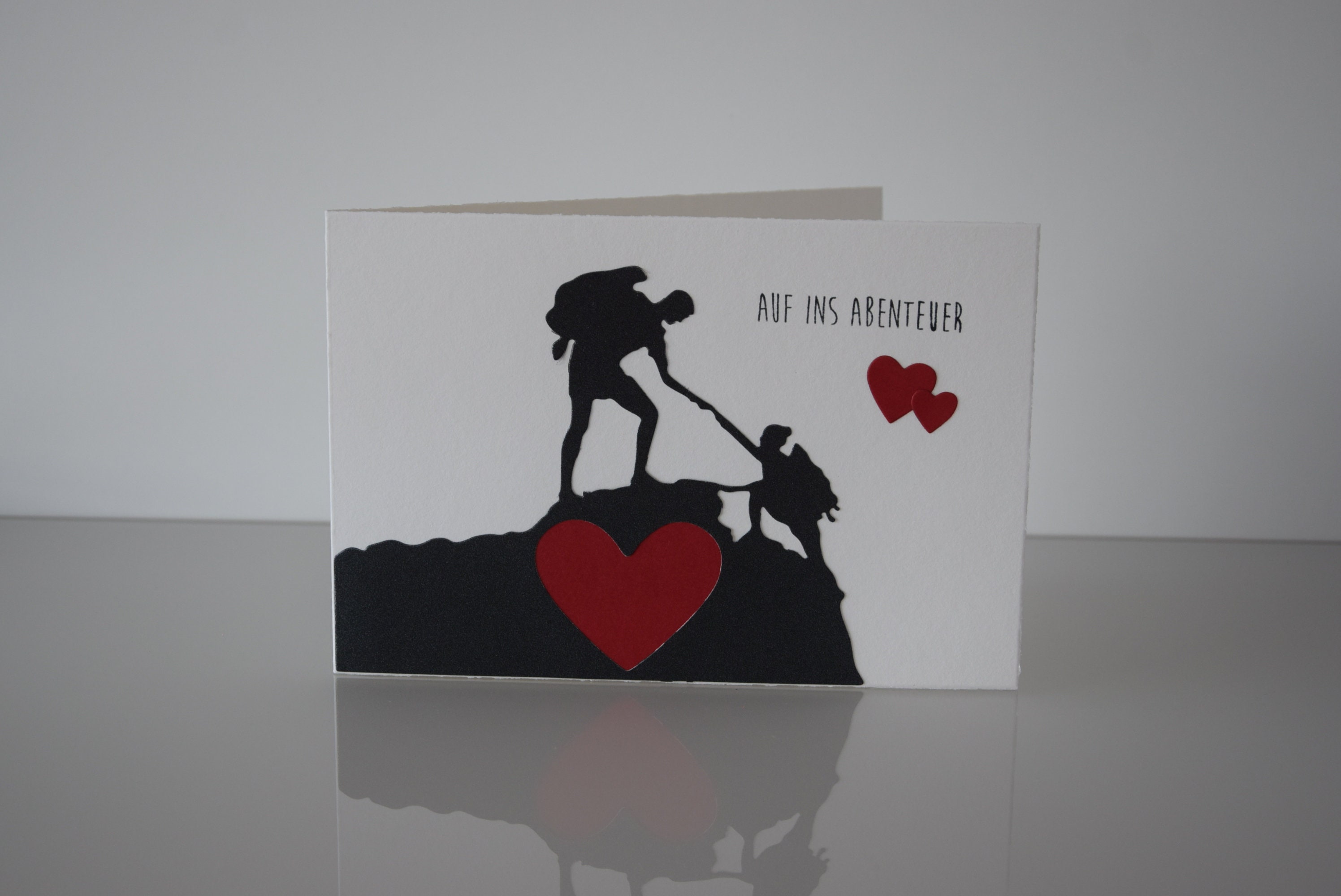 Karte /Glückwunschkarte Hochzeit Wanderer Klettern Climber Etsy