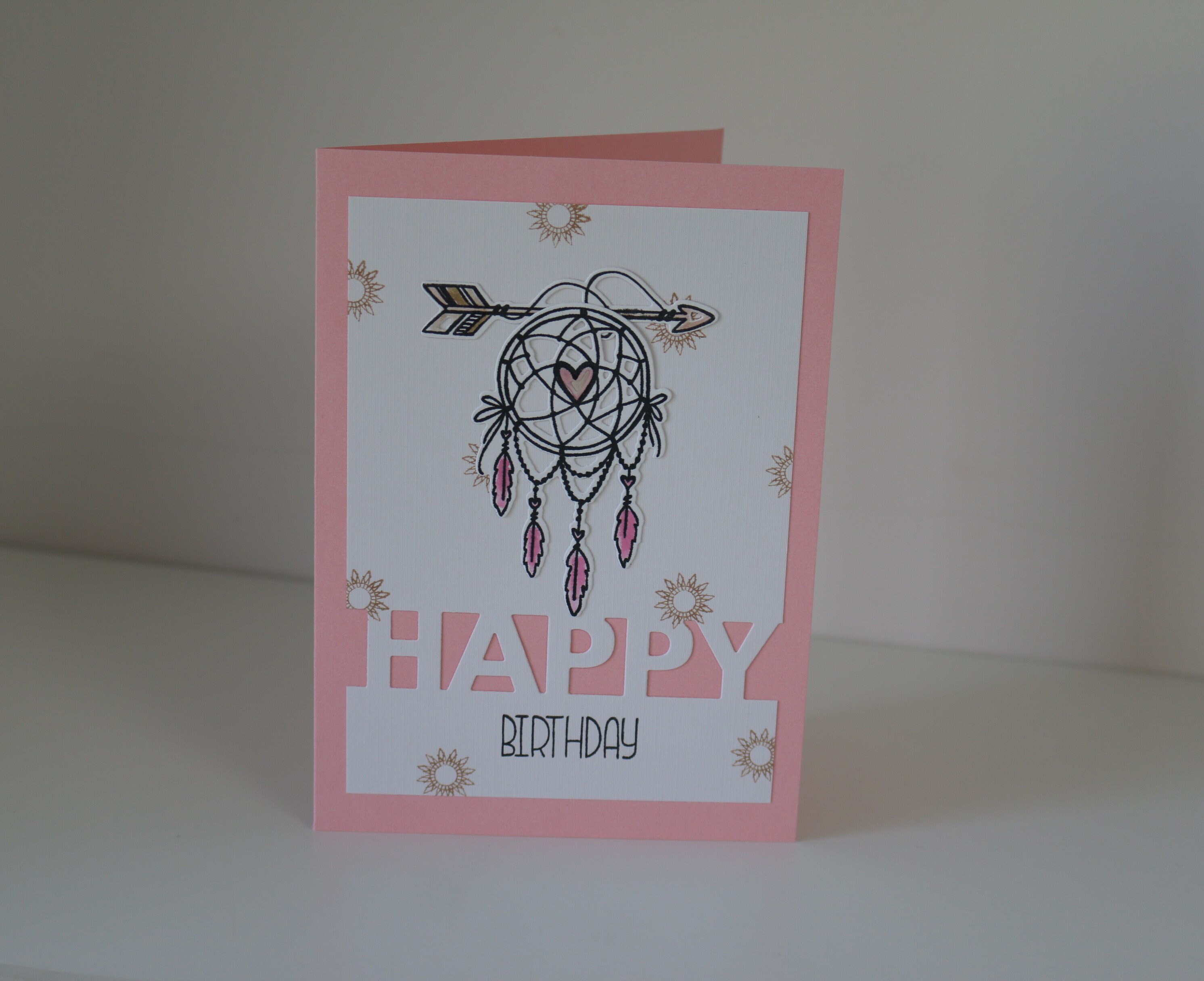 Birthday Card Dreamcatcher Dreamcatcher Feathers | Etsy