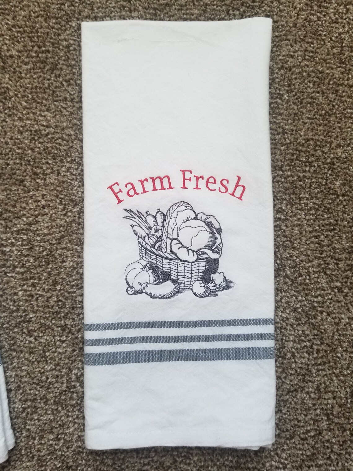 Farmhouse Kitchen Towels Etsy